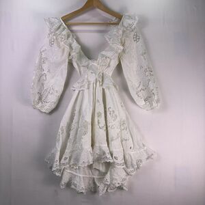 navy blue dress for baby girl Zimmermann Brightside Mini Dress main image 0